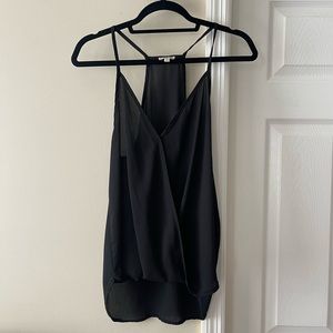 Lily White black tank top